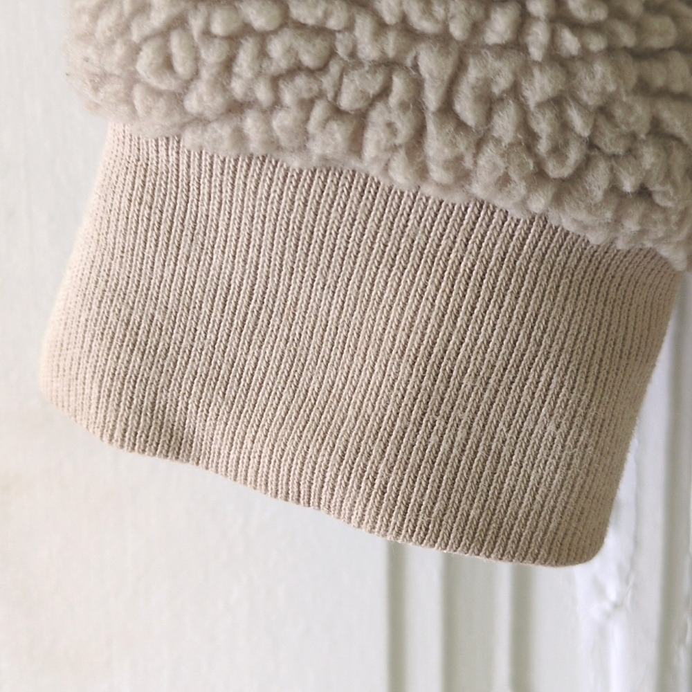 Lands' End Sherpa fleece hooded jacket - Picture 6 of 7
